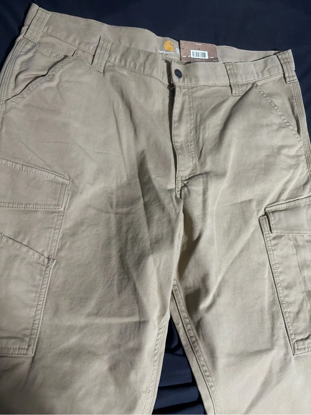 Carhartt Men's Khaki Cargo Pants - Light Tan Workwear